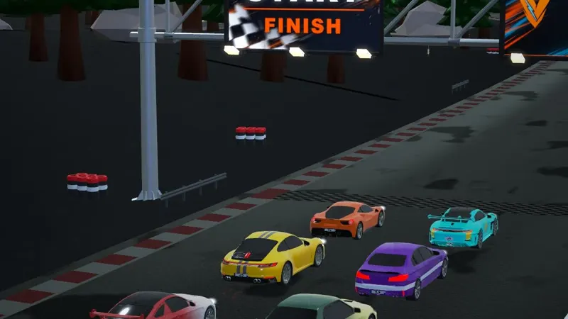 Blackwood Forest starting grid